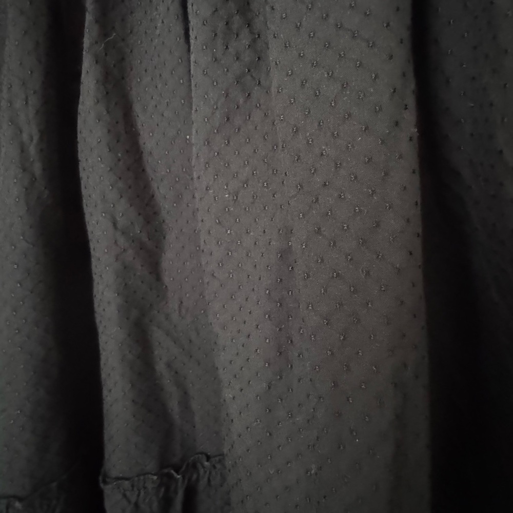 Hill House Black Textured dress